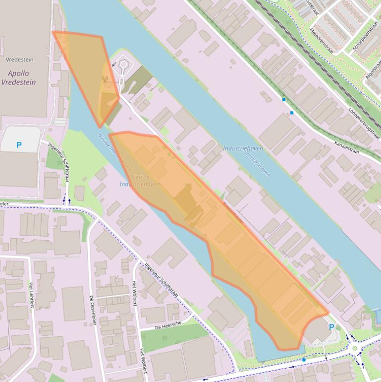 Kaart van postcodegebied 7547BG.