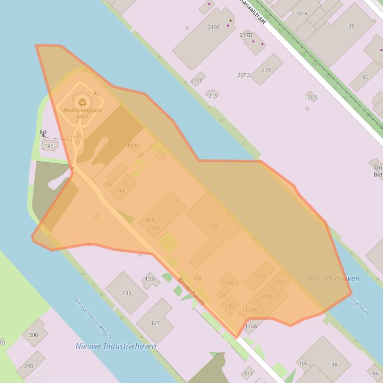 Kaart van postcodegebied 7547BJ.