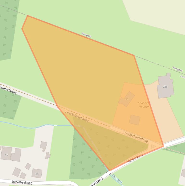 Kaart van postcodegebied 7547PA.