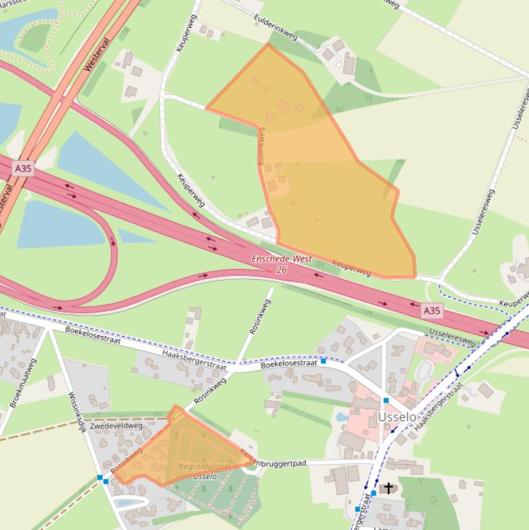 Kaart van postcodegebied 7547PS.