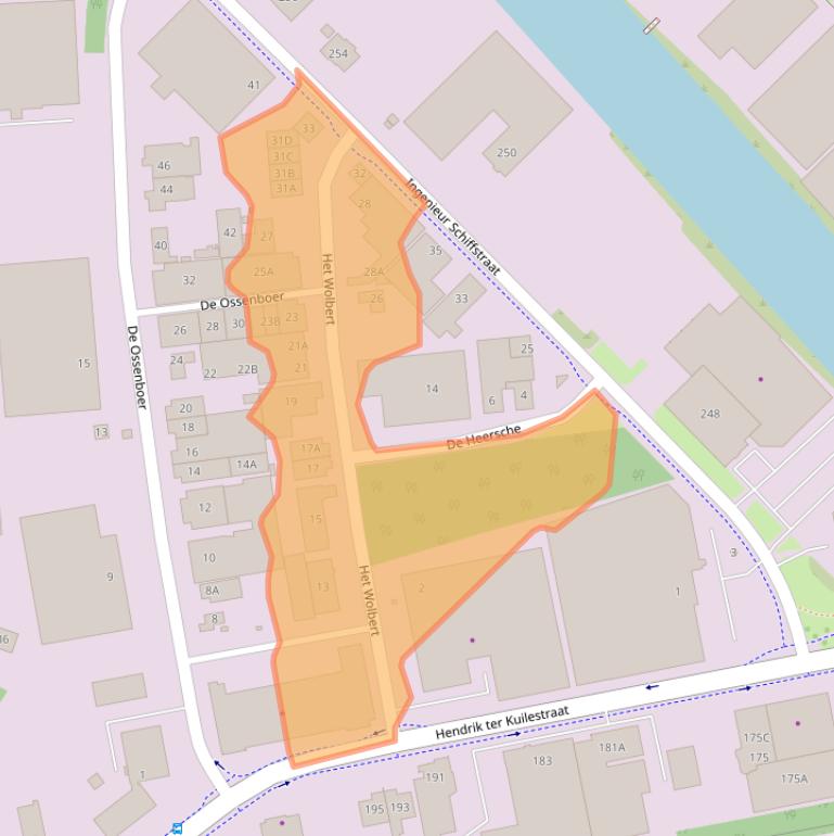 Kaart van postcodegebied 7547RA.