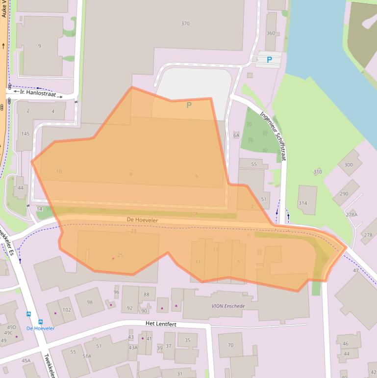 Kaart van postcodegebied 7547SB.