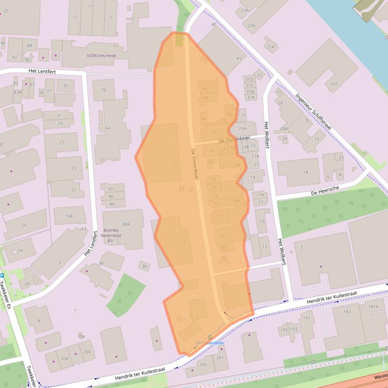 Kaart van postcodegebied 7547SJ.