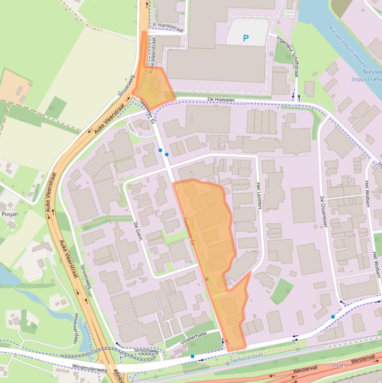 Kaart van postcodegebied 7547SM.