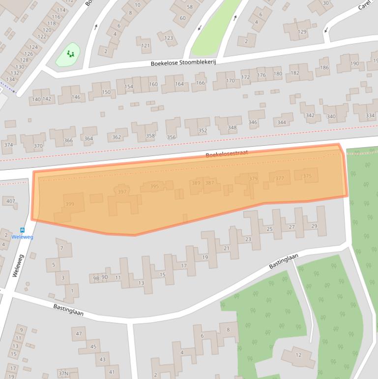Kaart van postcodegebied 7548AT.