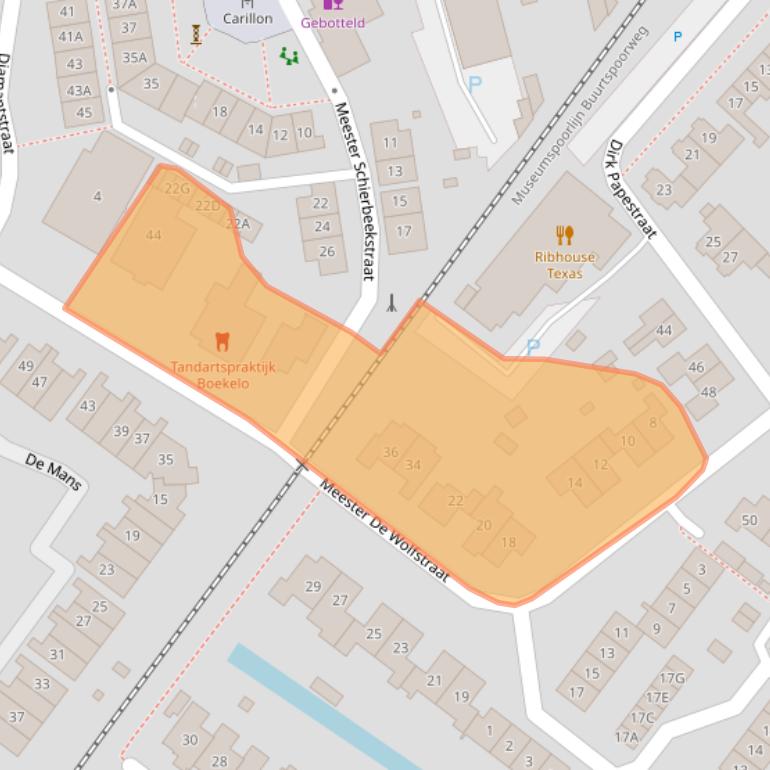 Kaart van postcodegebied 7548AX.