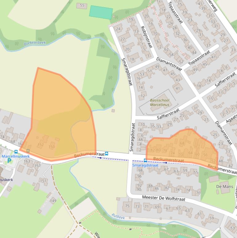Kaart van postcodegebied 7548BH.
