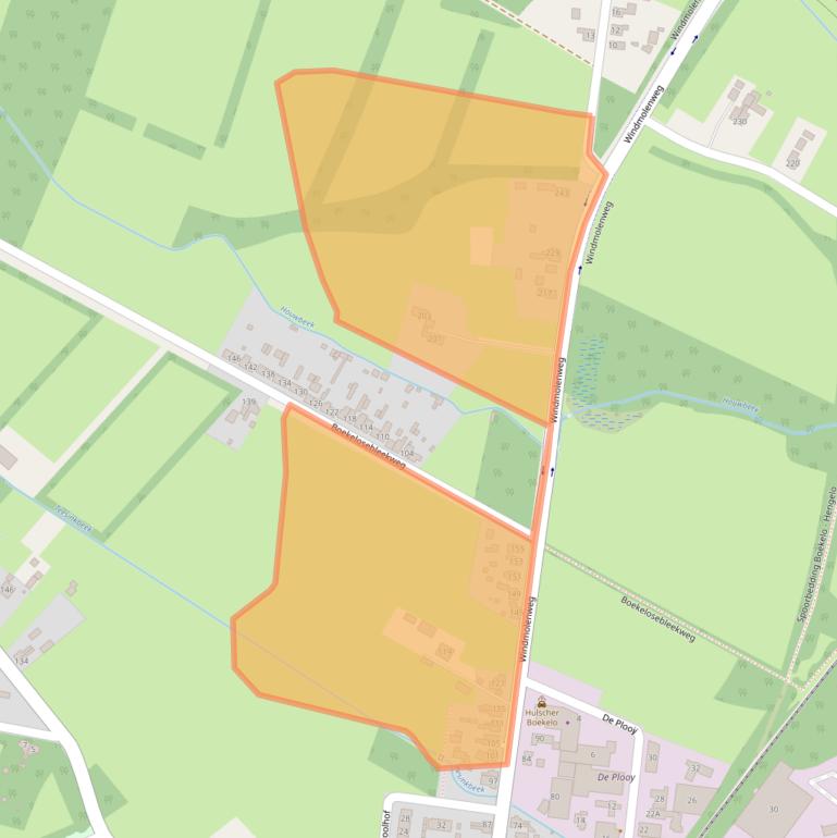 Kaart van postcodegebied 7548BL.