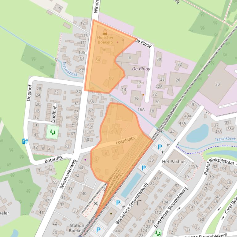 Kaart van postcodegebied 7548BN.