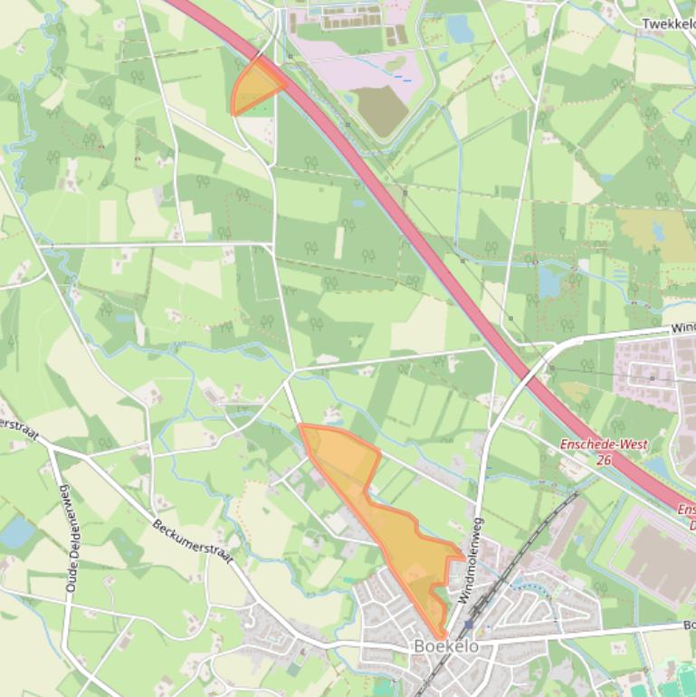 Kaart van postcodegebied 7548BT.