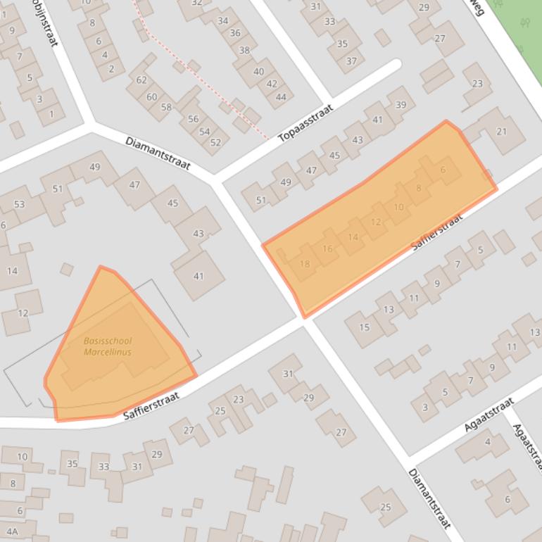 Kaart van postcodegebied 7548CD.