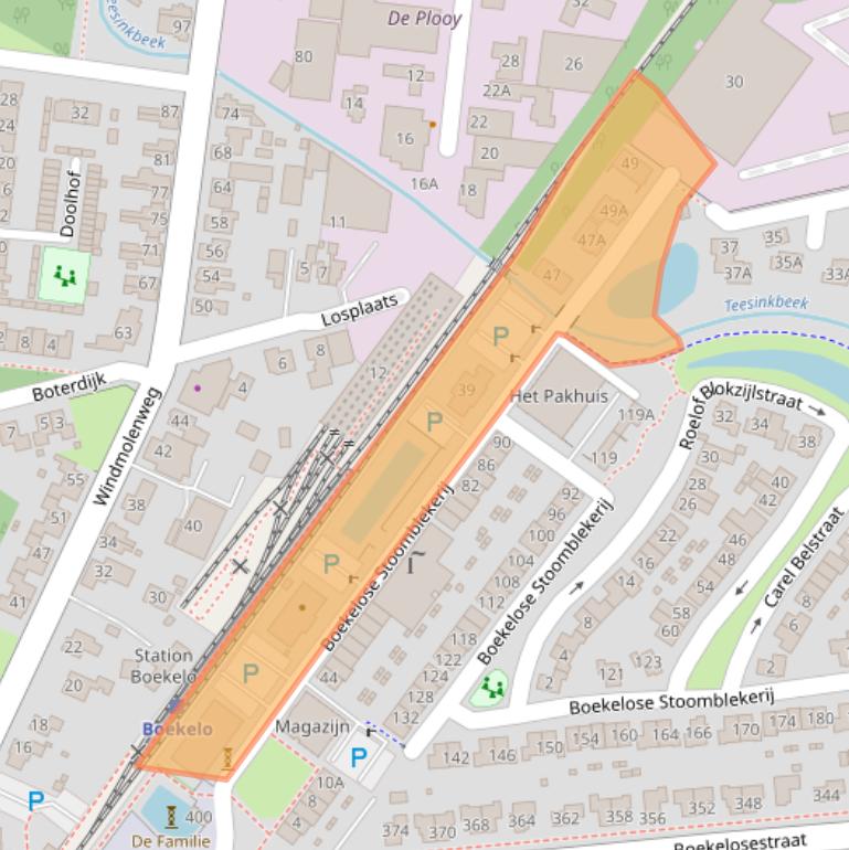 Kaart van postcodegebied 7548ED.