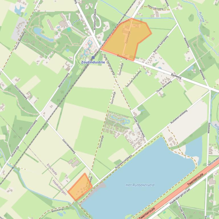 Kaart van postcodegebied 7548PS.