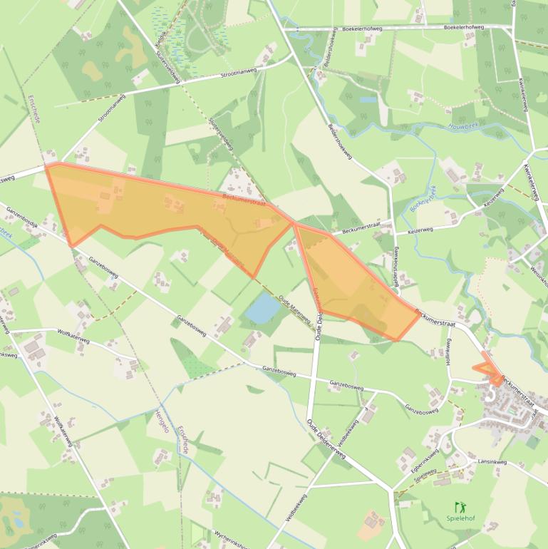 Kaart van postcodegebied 7548PW.