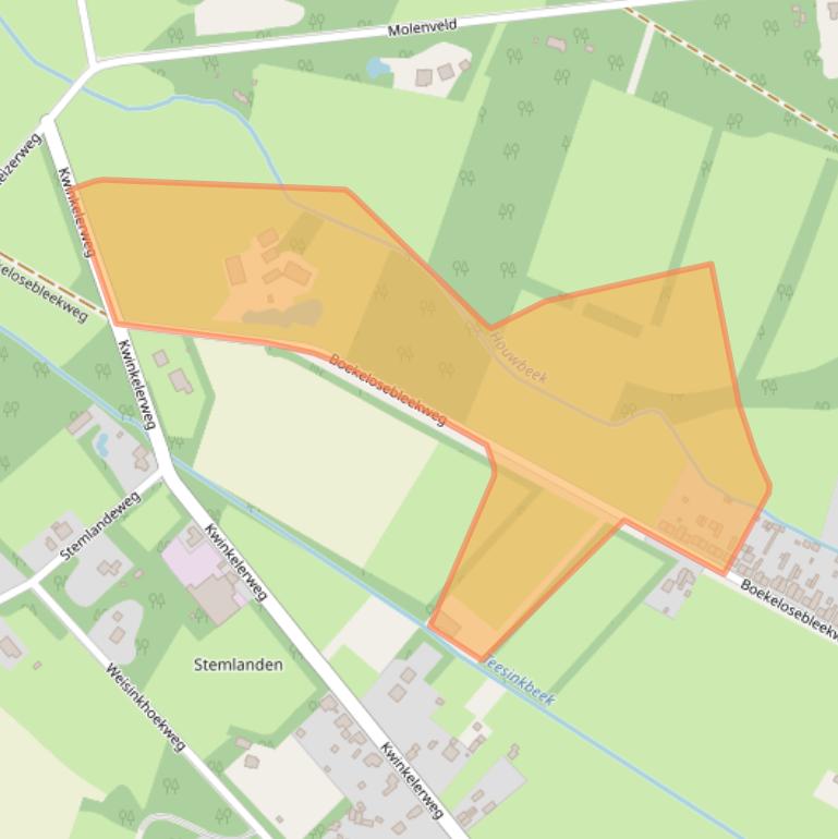 Kaart van postcodegebied 7548RD.