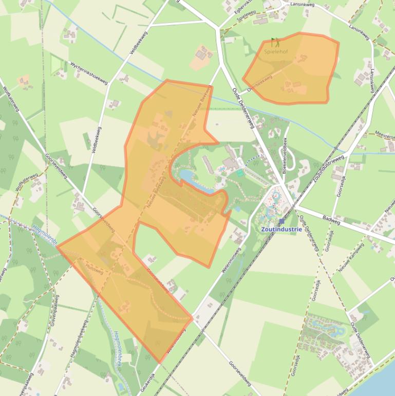 Kaart van postcodegebied 7548RK.