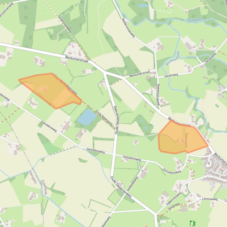 Kaart van postcodegebied 7548RL.