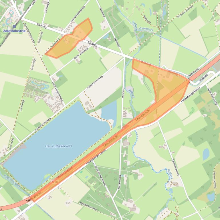 Kaart van postcodegebied 7548RX.