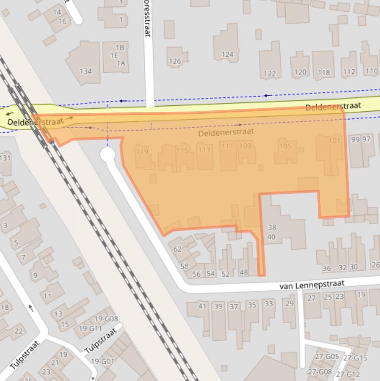 Kaart van postcodegebied 7551AD.