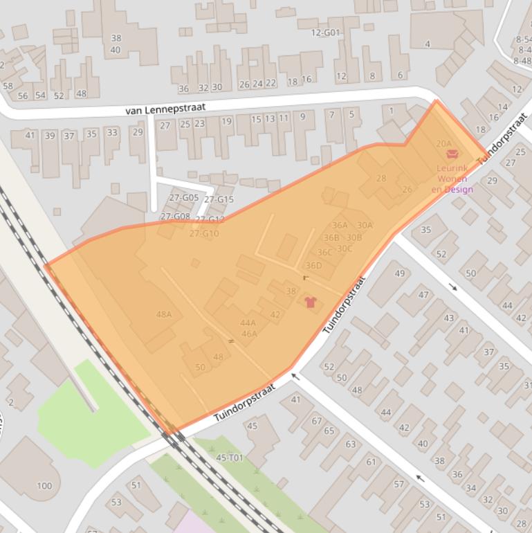 Kaart van postcodegebied 7551AV.