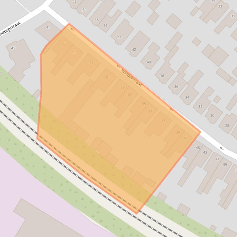 Kaart van postcodegebied 7551BB.