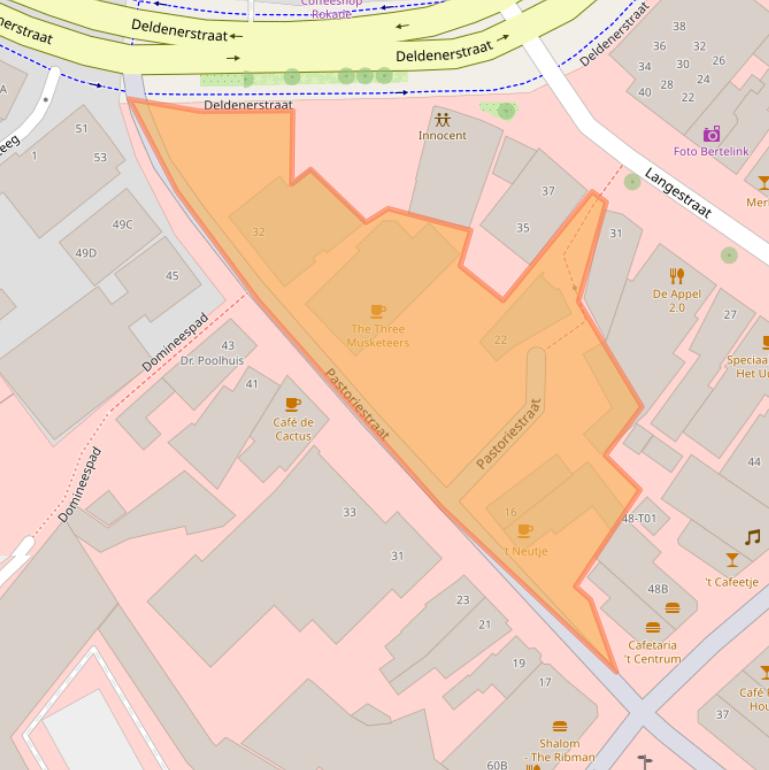 Kaart van postcodegebied 7551DK.