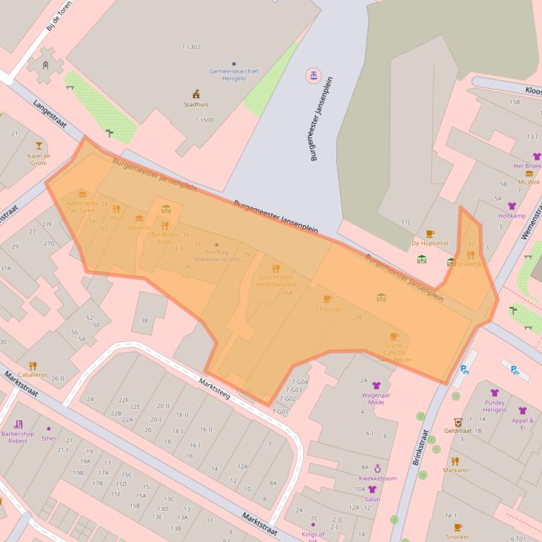 Kaart van postcodegebied 7551ED.