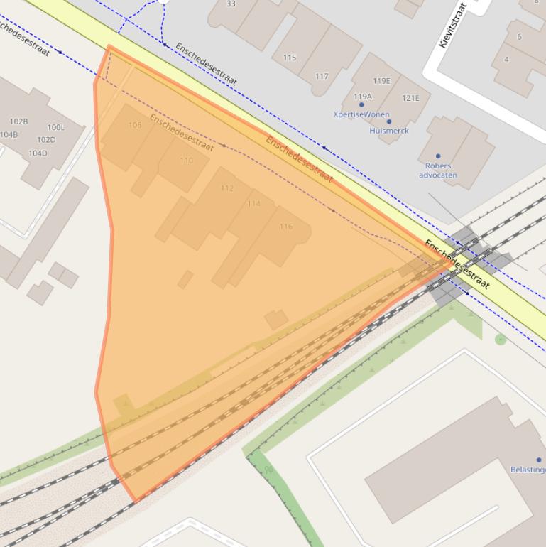 Kaart van postcodegebied 7551ES.