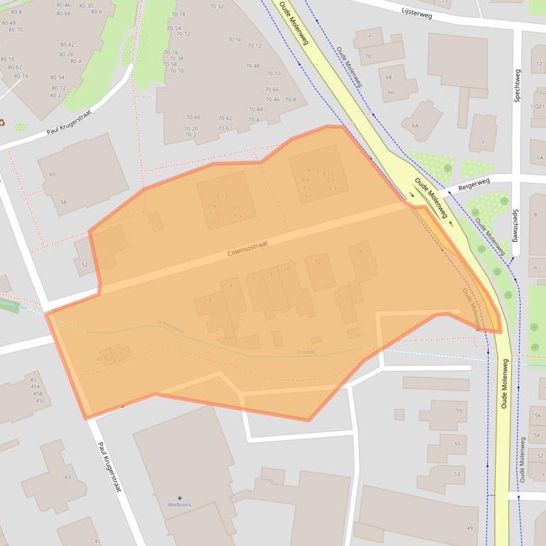 Kaart van postcodegebied 7551HA.