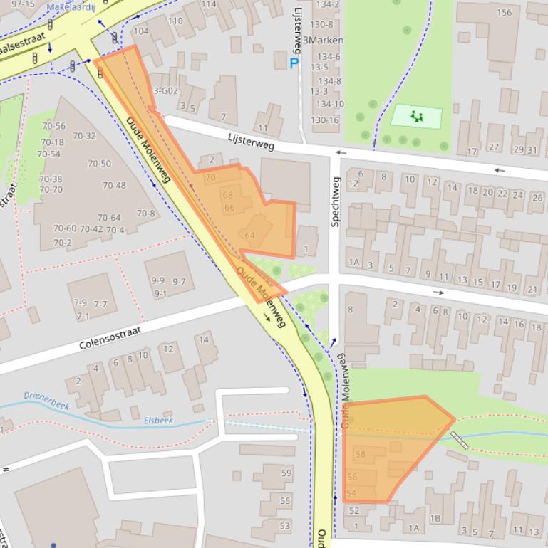 Kaart van postcodegebied 7551HD.