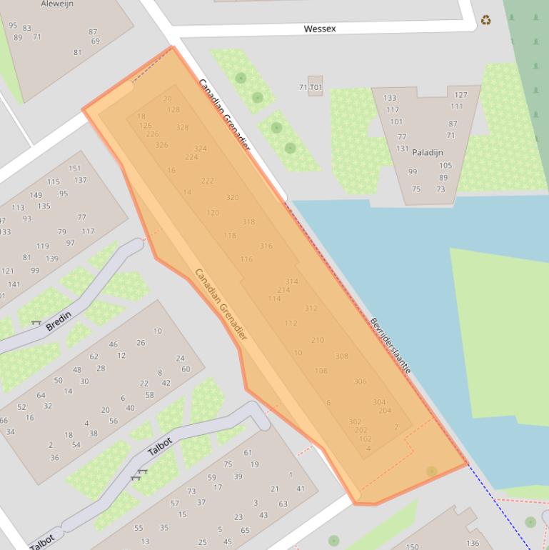 Kaart van postcodegebied 7551KG.