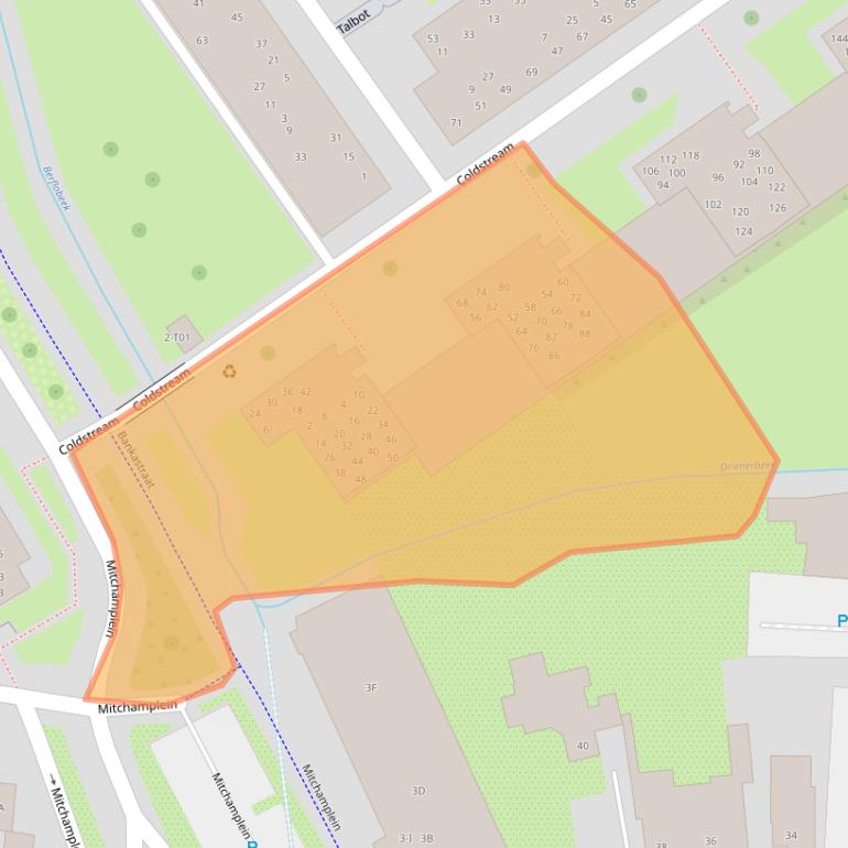 Kaart van postcodegebied 7551KH.