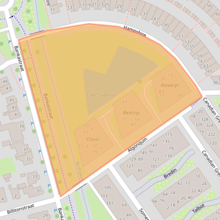 Kaart van postcodegebied 7551KP.