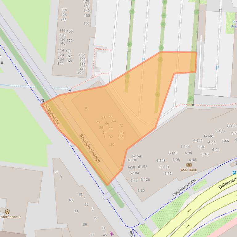 Kaart van postcodegebied 7551KT.