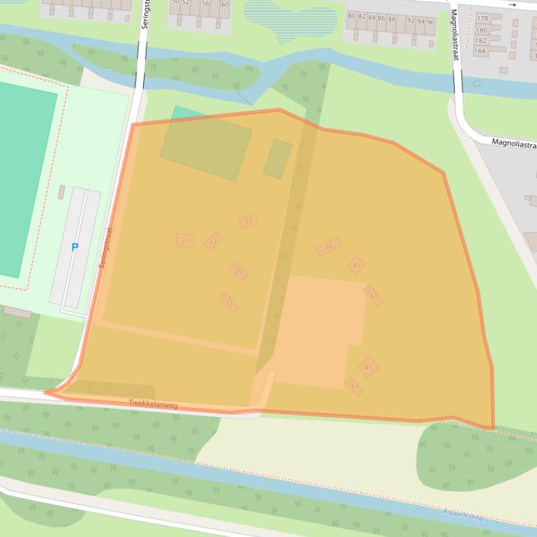 Kaart van postcodegebied 7552AS.