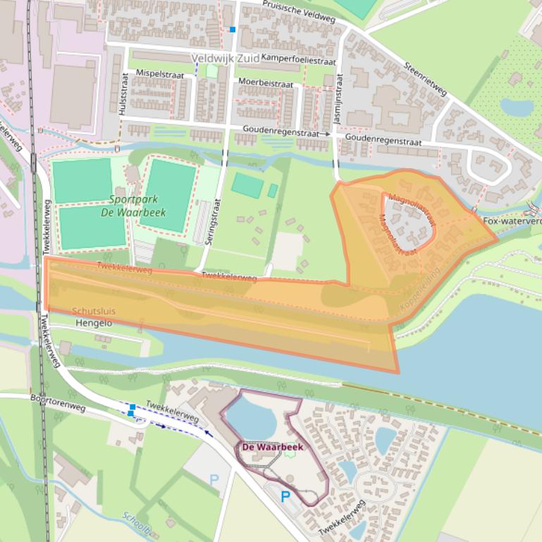 Kaart van postcodegebied 7552AX.