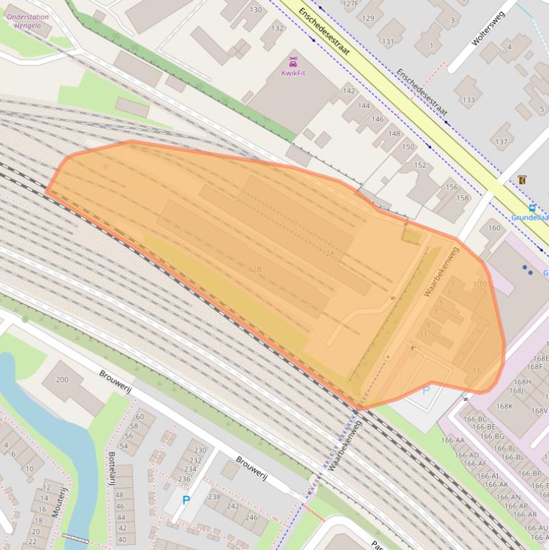 Kaart van postcodegebied 7552BC.