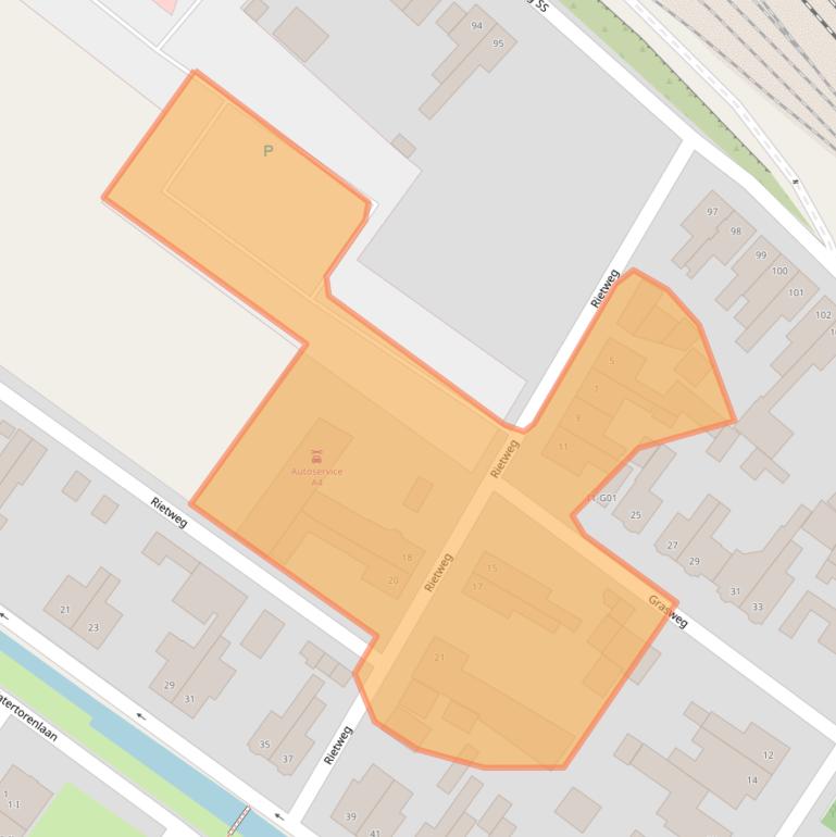 Kaart van postcodegebied 7552BE.