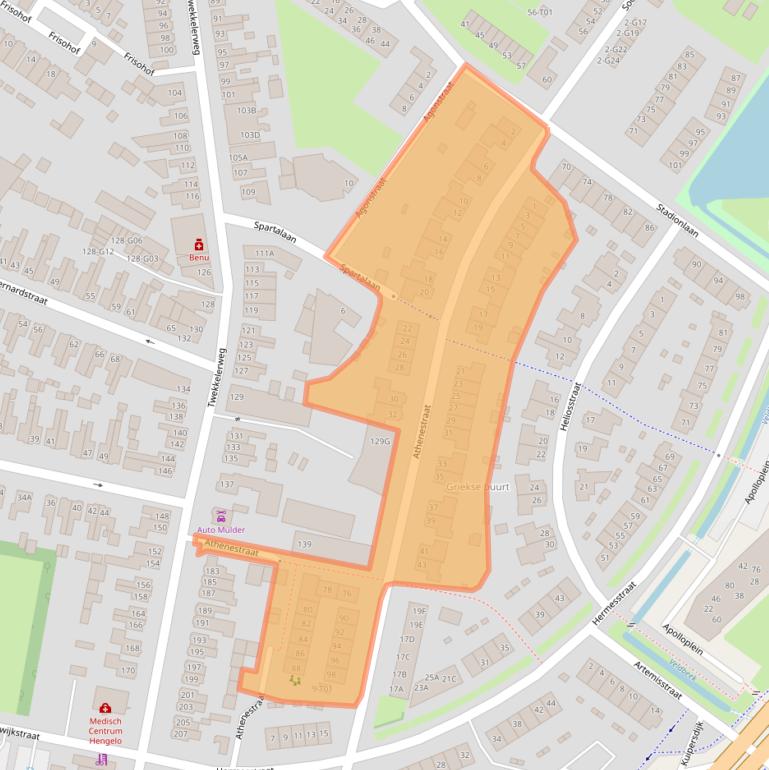 Kaart van postcodegebied 7552BR.