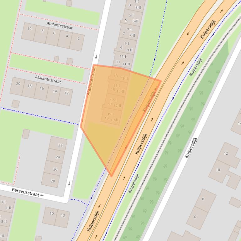 Kaart van postcodegebied 7552BX.