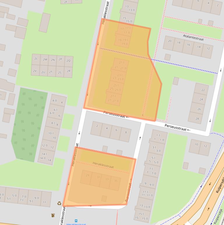 Kaart van postcodegebied 7552CB.