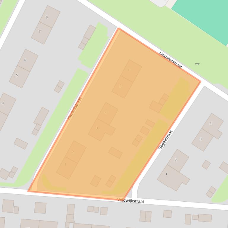 Kaart van postcodegebied 7552CH.