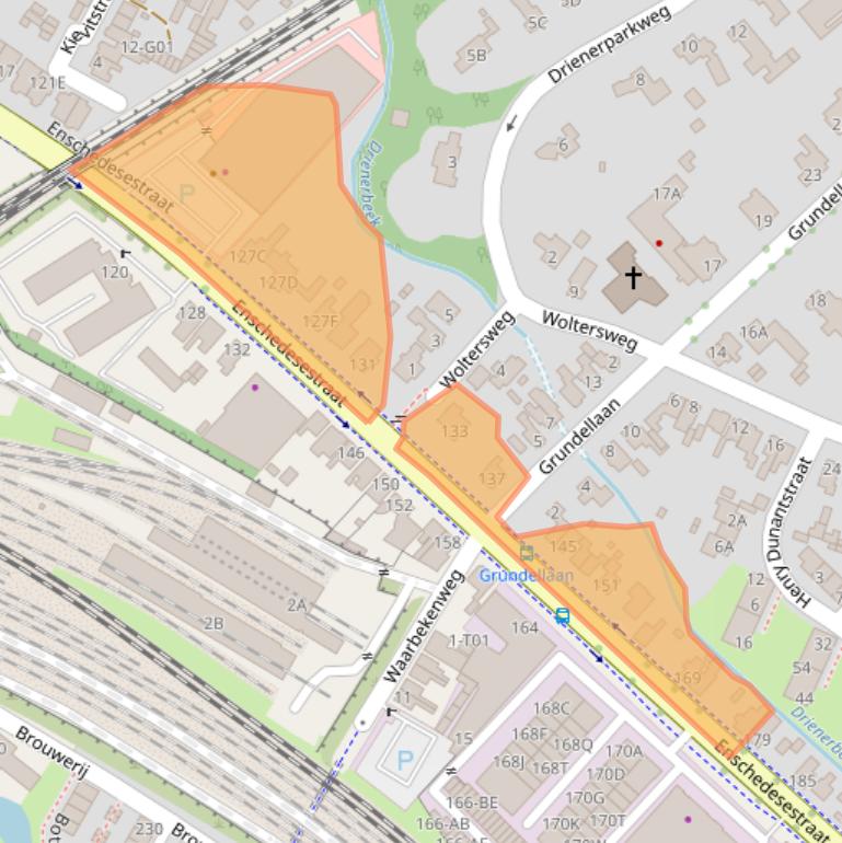 Kaart van postcodegebied 7552CR.