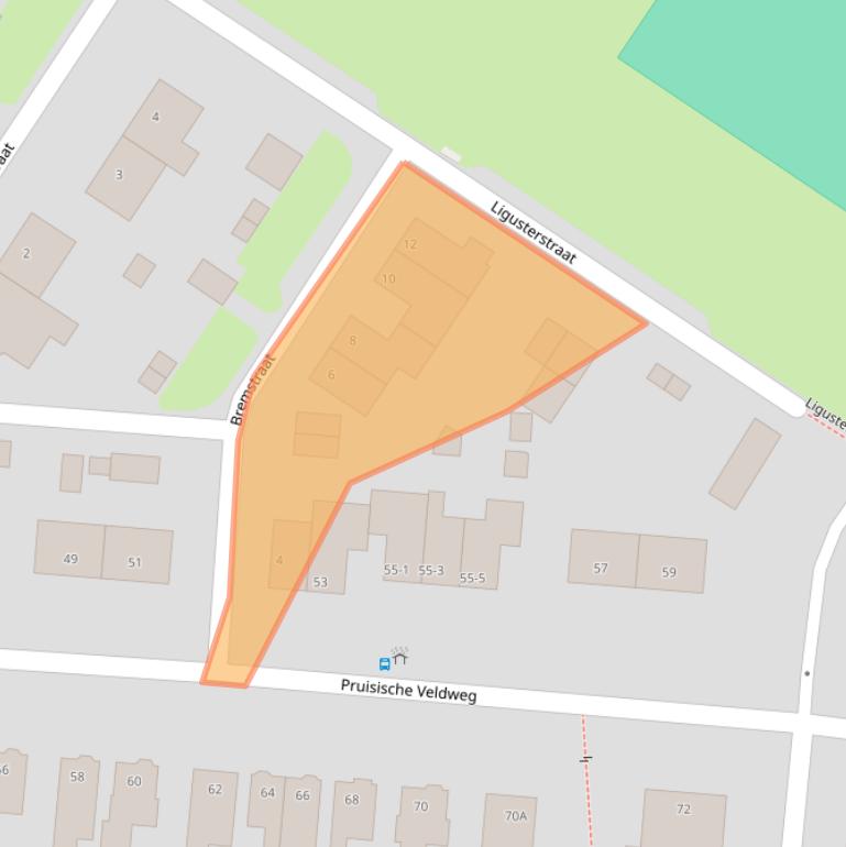 Kaart van postcodegebied 7552CZ.