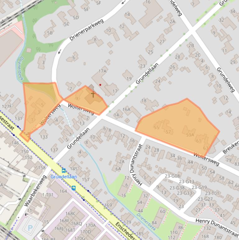 Kaart van postcodegebied 7552DA.