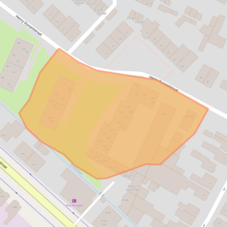 Kaart van postcodegebied 7552DK.