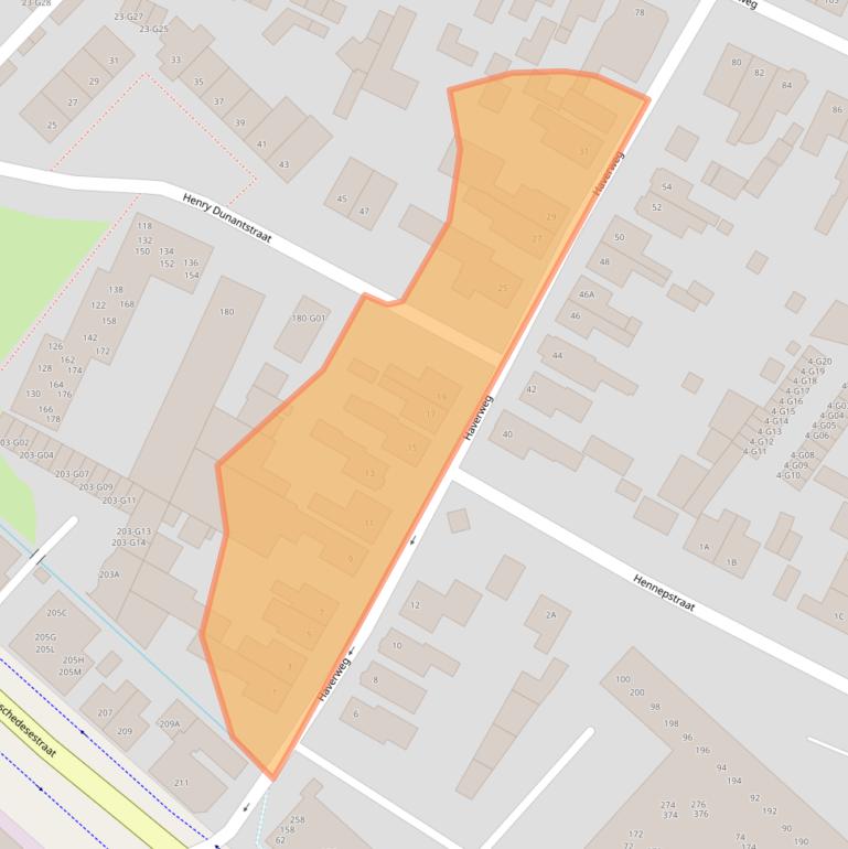 Kaart van postcodegebied 7552DL.