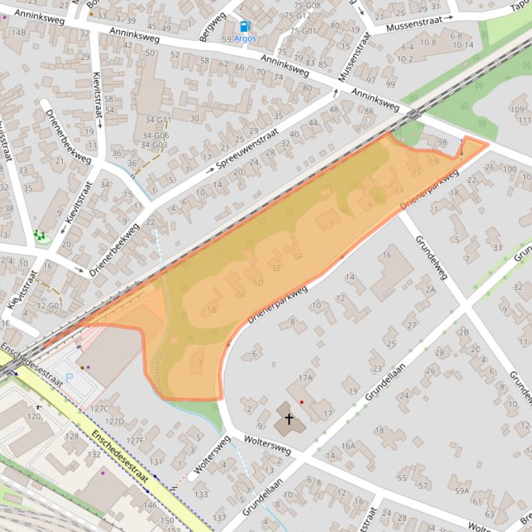 Kaart van postcodegebied 7552EA.