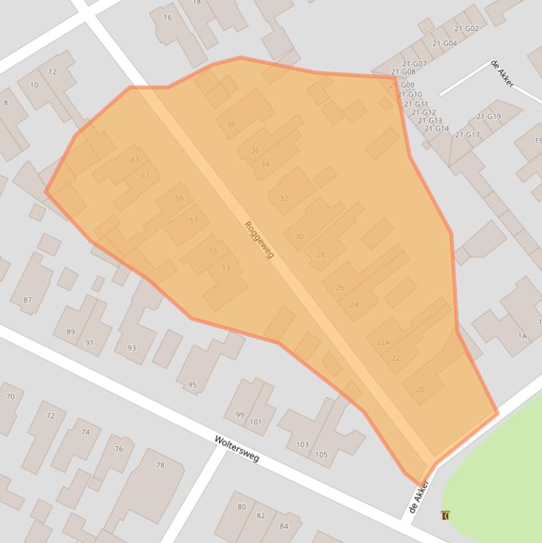 Kaart van postcodegebied 7552EK.