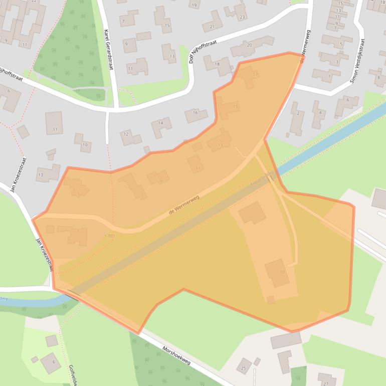 Kaart van postcodegebied 7552GV.